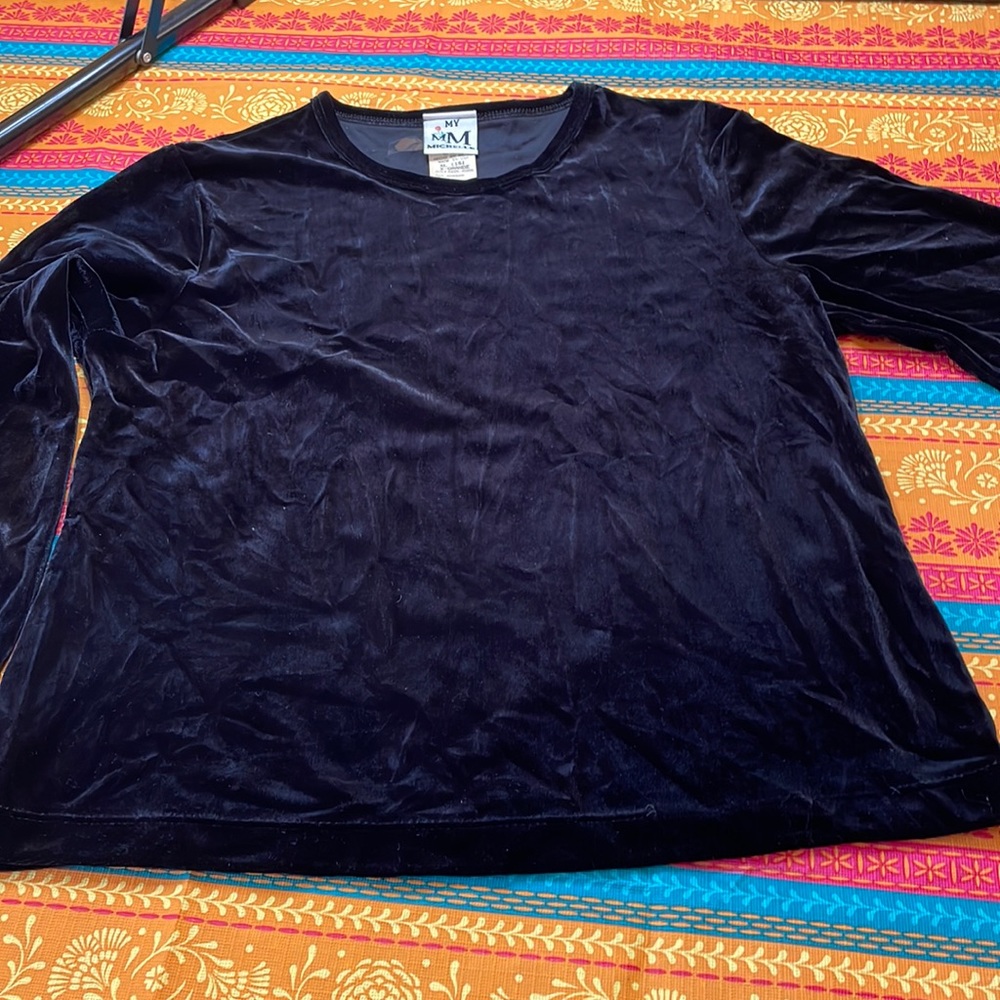 My Michelle Girls Velvet top